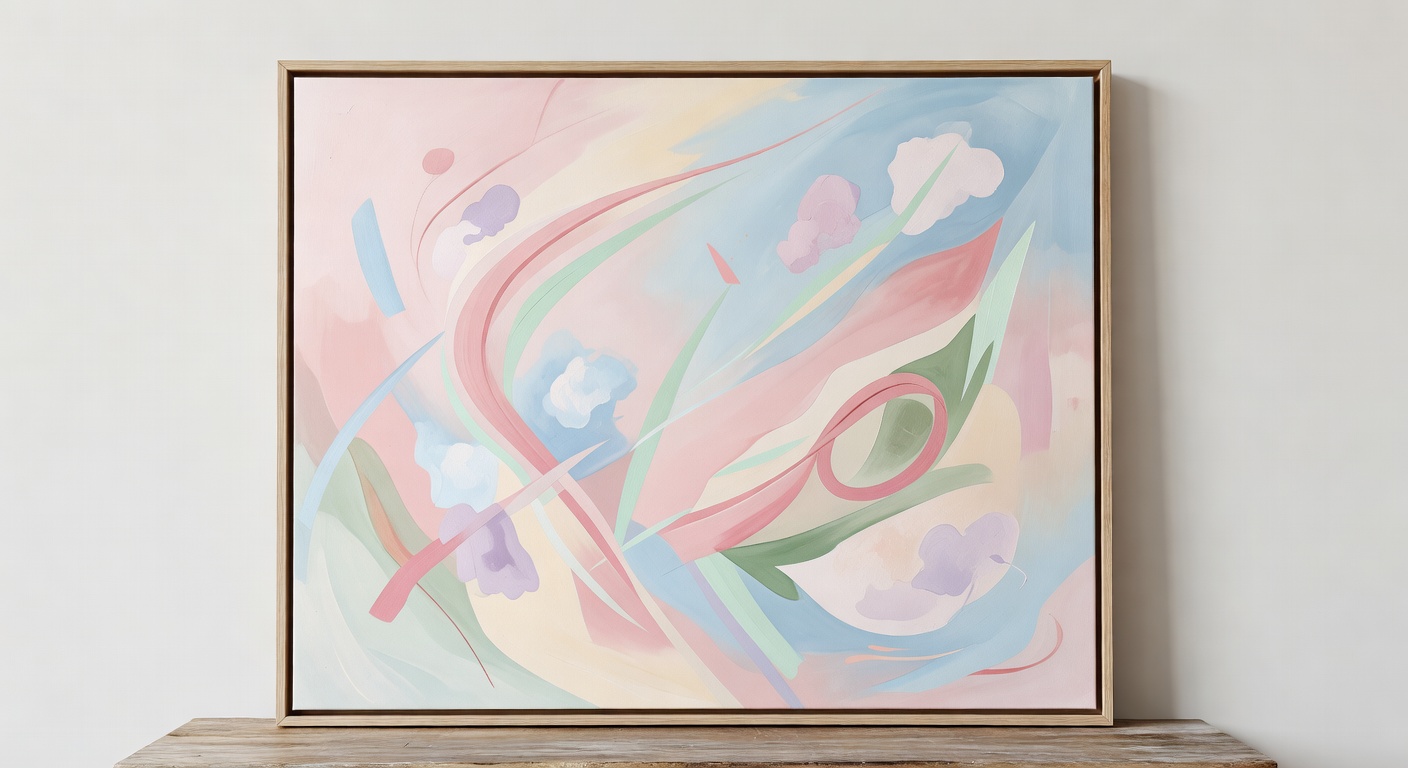 アブストラクトウォールアート